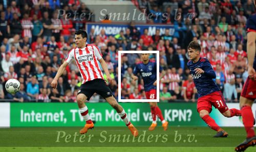 Eindhoven, 15 April 2018
PSV-AJAX, eindstand 3-0 en Landskampioen Seizoen 2017-2018
Hirving Lozano