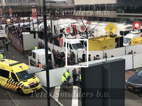 Eindhoven, 16 April 2018
PSV-AJAX, eindstand 3-0 en Landskampioen Seizoen 2017-2018
Huldiging op het gemeentehuis Eindhoven