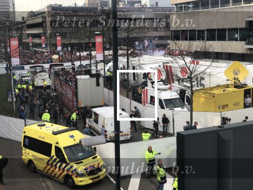 Eindhoven, 16 April 2018
PSV-AJAX, eindstand 3-0 en Landskampioen Seizoen 2017-2018
Huldiging op het gemeentehuis Eindhoven
