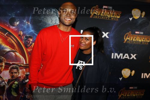 Amsterdam 24 april 2018
Premiere Avengers in pathe Arena. Jennifer Cooke met vriend