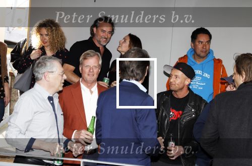 Amsterdam 25 april 2018
Boekpresentatie Erik de Zwart op het oude veronica schip. Jeroen Nieuwenhuize met vriendin Tess