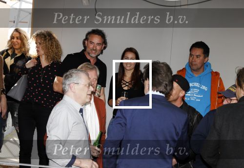 Amsterdam 25 april 2018
Boekpresentatie Erik de Zwart op het oude veronica schip. Jeroen Nieuwenhuize met vriendin Tess