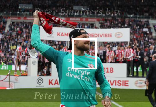 Eindhoven, 15 April 2018
PSV-AJAX, eindstand 3-0 en Landskampioen Seizoen 2017-2018
Jeroen Zoet
