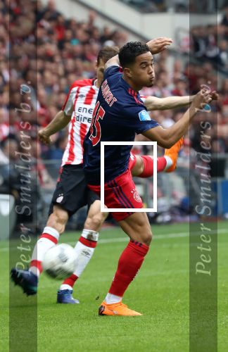Eindhoven, 15 April 2018
PSV-AJAX, eindstand 3-0 en Landskampioen Seizoen 2017-2018
Justin Kluivert