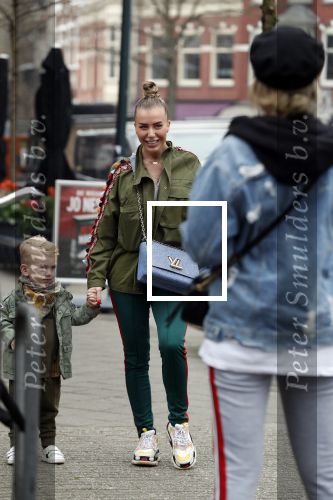 Amsterdam 11 april 2018
Kelly Loef met zoontje