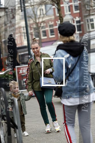 Amsterdam 11 april 2018
Kelly Loef met zoontje