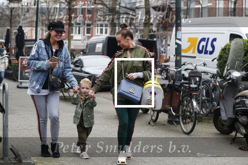 Amsterdam 11 april 2018
Kelly Loef met zoontje