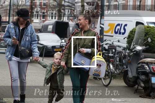 Amsterdam 11 april 2018
Kelly Loef met zoontje