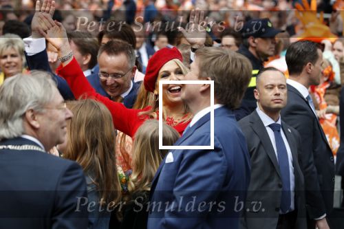 Groningen 27 april 2018
Koningsdag in Groningen met Koning Willem Alexander Koningin Maxima