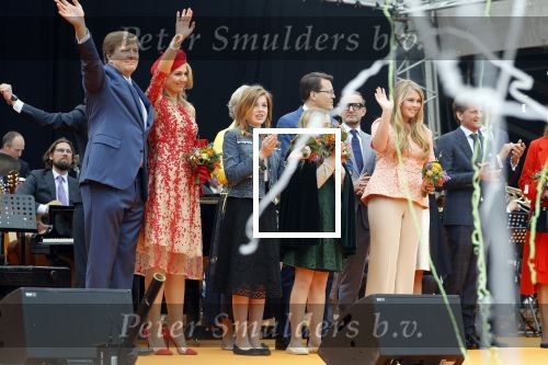 Groningen 27 april 2018
Koningsdag in Groningen met Koning Willem Alexander Koningin Maxima
