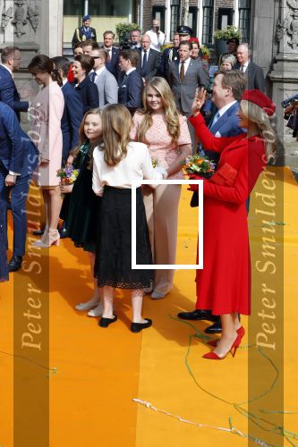 Groningen 27 april 2018
Koningsdag in Groningen met Koning Willem Alexander Koningin Maxima Prinses Amalia Prinses Alexia en Prinses Ariane