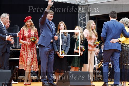 Groningen 27 april 2018
Koningsdag in Groningen met Koning Willem Alexander Koningin Maxima Prinses Amalia Prinses Alexia en Prinses Ariane