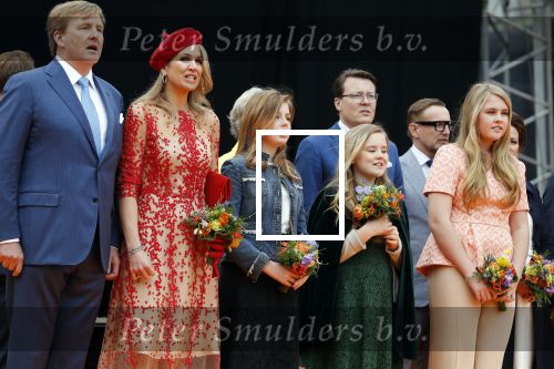 Groningen 27 april 2018
Koningsdag in Groningen met Koning Willem Alexander Koningin Maxima Prinses Amalia Prinses Alexia en Prinses Ariane