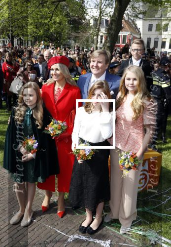 Groningen 27 april 2018
Koningsdag in Groningen met Koning Willem Alexander Koningin Maxima Prinses Amalia Prinses Alexia en Prinses Ariane