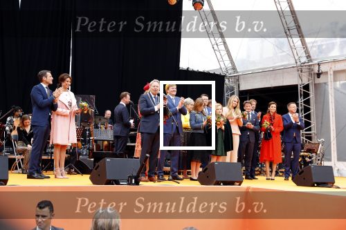 Groningen 27 april 2018
Koningsdag in Groningen met Koning Willem Alexander Koningin Maxima Prinses Amalia Prinses Alexia en Prinses Ariane