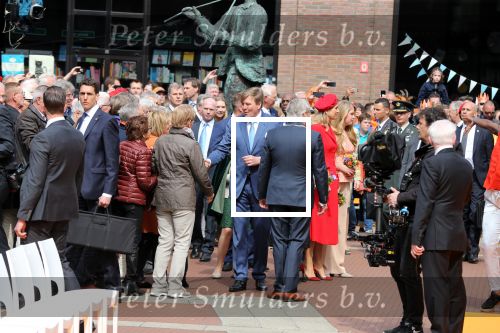 Groningen 27 april 2018
Koningsdag in Groningen met Koning Willem Alexander Koningin Maxima Prinses Amalia Prinses Alexia en Prinses Ariane