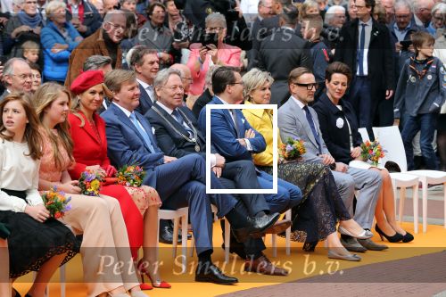 Groningen 27 april 2018
Koningsdag in Groningen met Koning Willem Alexander Koningin Maxima Prinses Amalia Prinses Alexia en Prinses Ariane