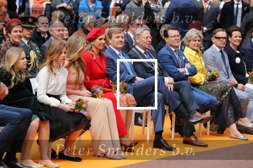 Groningen 27 april 2018
Koningsdag in Groningen met Koning Willem Alexander Koningin Maxima Prinses Amalia Prinses Alexia en Prinses Ariane