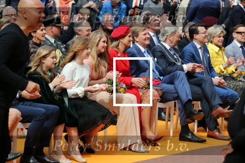 Groningen 27 april 2018
Koningsdag in Groningen met Koning Willem Alexander Koningin Maxima Prinses Amalia Prinses Alexia en Prinses Ariane