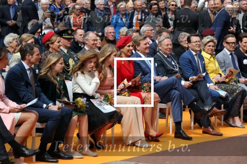 Groningen 27 april 2018
Koningsdag in Groningen met Koning Willem Alexander Koningin Maxima Prinses Amalia Prinses Alexia en Prinses Ariane