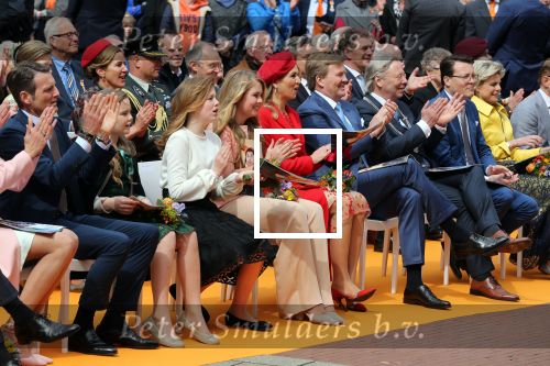 Groningen 27 april 2018
Koningsdag in Groningen met Koning Willem Alexander Koningin Maxima Prinses Amalia Prinses Alexia en Prinses Ariane