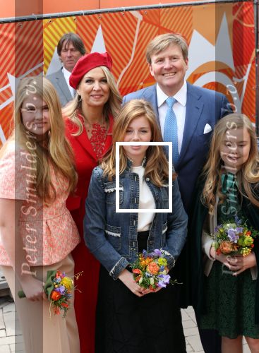 Groningen 27 april 2018
Koningsdag in Groningen met Koning Willem Alexander Koningin Maxima Prinses Amalia Prinses Alexia en Prinses Ariane
