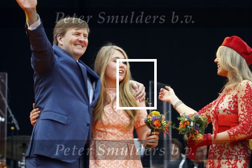 Groningen 27 april 2018
Koningsdag in Groningen met Koning Willem Alexander Koningin Maxima prinses Amalia