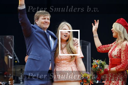 Groningen 27 april 2018
Koningsdag in Groningen met Koning Willem Alexander Koningin Maxima prinses Amalia