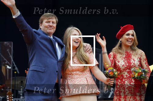 Groningen 27 april 2018
Koningsdag in Groningen met Koning Willem Alexander Koningin Maxima prinses Amalia
