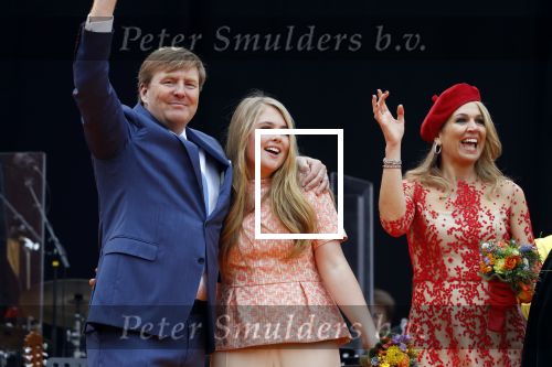Groningen 27 april 2018
Koningsdag in Groningen met Koning Willem Alexander Koningin Maxima prinses Amalia