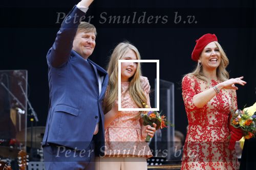 Groningen 27 april 2018
Koningsdag in Groningen met Koning Willem Alexander Koningin Maxima prinses Amalia