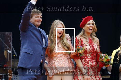 Groningen 27 april 2018
Koningsdag in Groningen met Koning Willem Alexander Koningin Maxima prinses Amalia