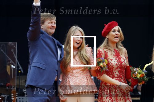 Groningen 27 april 2018
Koningsdag in Groningen met Koning Willem Alexander Koningin Maxima prinses Amalia