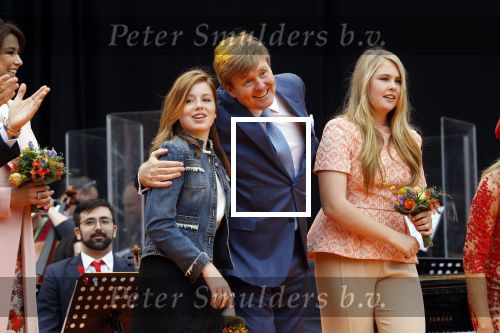 Groningen 27 april 2018
Koningsdag in Groningen met Koning Willem Alexander Koningin Maxima prinses Amalia
