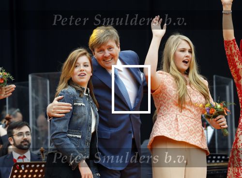 Groningen 27 april 2018
Koningsdag in Groningen met Koning Willem Alexander Koningin Maxima prinses Amalia