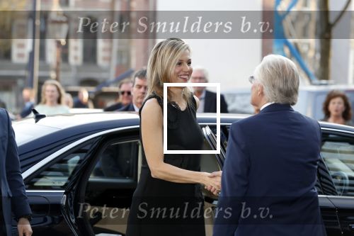 Amsterdam 18 april 2018
 Koning Willem-Alexander en koningin Maxima wonen de premiere bij van Gurre-Lieder in de Nationale Opera & Ballet in de stopera.