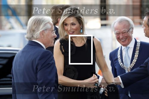 Amsterdam 18 april 2018
 Koning Willem-Alexander en koningin Maxima wonen de premiere bij van Gurre-Lieder in de Nationale Opera & Ballet in de stopera.