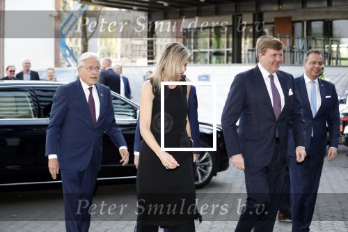 Amsterdam 18 april 2018
 Koning Willem-Alexander en koningin Maxima wonen de premiere bij van Gurre-Lieder in de Nationale Opera & Ballet in de stopera.