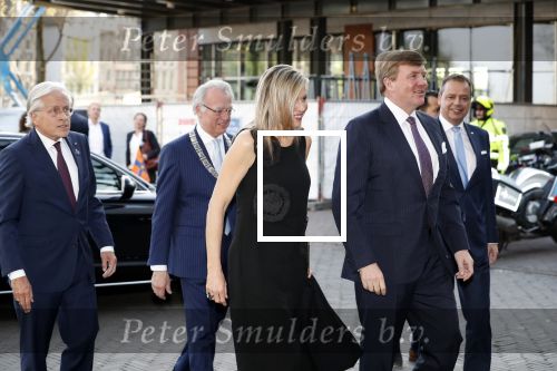 Amsterdam 18 april 2018
 Koning Willem-Alexander en koningin Maxima wonen de premiere bij van Gurre-Lieder in de Nationale Opera & Ballet in de stopera.