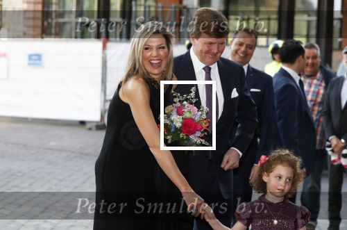 Amsterdam 18 april 2018
 Koning Willem-Alexander en koningin Maxima wonen de premiere bij van Gurre-Lieder in de Nationale Opera & Ballet in de stopera.