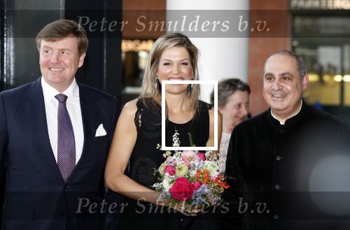Amsterdam 18 april 2018
 Koning Willem-Alexander en koningin Maxima wonen de premiere bij van Gurre-Lieder in de Nationale Opera & Ballet in de stopera.