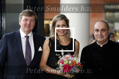Amsterdam 18 april 2018
 Koning Willem-Alexander en koningin Maxima wonen de premiere bij van Gurre-Lieder in de Nationale Opera & Ballet in de stopera.