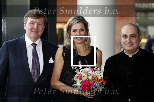 Amsterdam 18 april 2018
 Koning Willem-Alexander en koningin Maxima wonen de premiere bij van Gurre-Lieder in de Nationale Opera & Ballet in de stopera.
