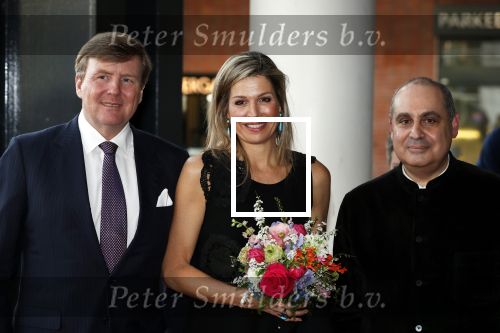 Amsterdam 18 april 2018
 Koning Willem-Alexander en koningin Maxima wonen de premiere bij van Gurre-Lieder in de Nationale Opera & Ballet in de stopera.