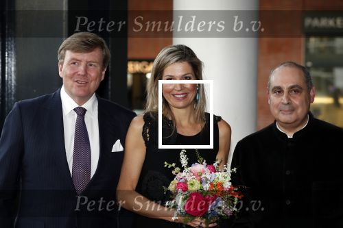 Amsterdam 18 april 2018
 Koning Willem-Alexander en koningin Maxima wonen de premiere bij van Gurre-Lieder in de Nationale Opera & Ballet in de stopera.