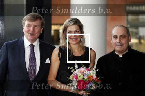 Amsterdam 18 april 2018
 Koning Willem-Alexander en koningin Maxima wonen de premiere bij van Gurre-Lieder in de Nationale Opera & Ballet in de stopera.