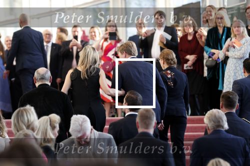 Amsterdam 18 april 2018
 Koning Willem-Alexander en koningin Maxima wonen de premiere bij van Gurre-Lieder in de Nationale Opera & Ballet in de stopera.