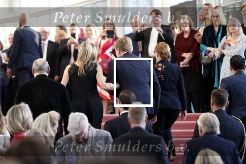 Amsterdam 18 april 2018
 Koning Willem-Alexander en koningin Maxima wonen de premiere bij van Gurre-Lieder in de Nationale Opera & Ballet in de stopera.