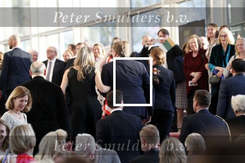 Amsterdam 18 april 2018
 Koning Willem-Alexander en koningin Maxima wonen de premiere bij van Gurre-Lieder in de Nationale Opera & Ballet in de stopera.