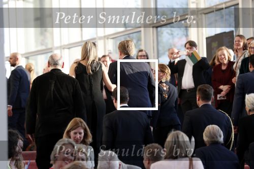 Amsterdam 18 april 2018
 Koning Willem-Alexander en koningin Maxima wonen de premiere bij van Gurre-Lieder in de Nationale Opera & Ballet in de stopera.
